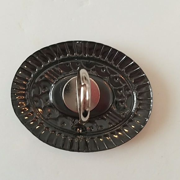 GASOLINE GLAMOUR CONCHO RING BLUE - Picture 2 of 3